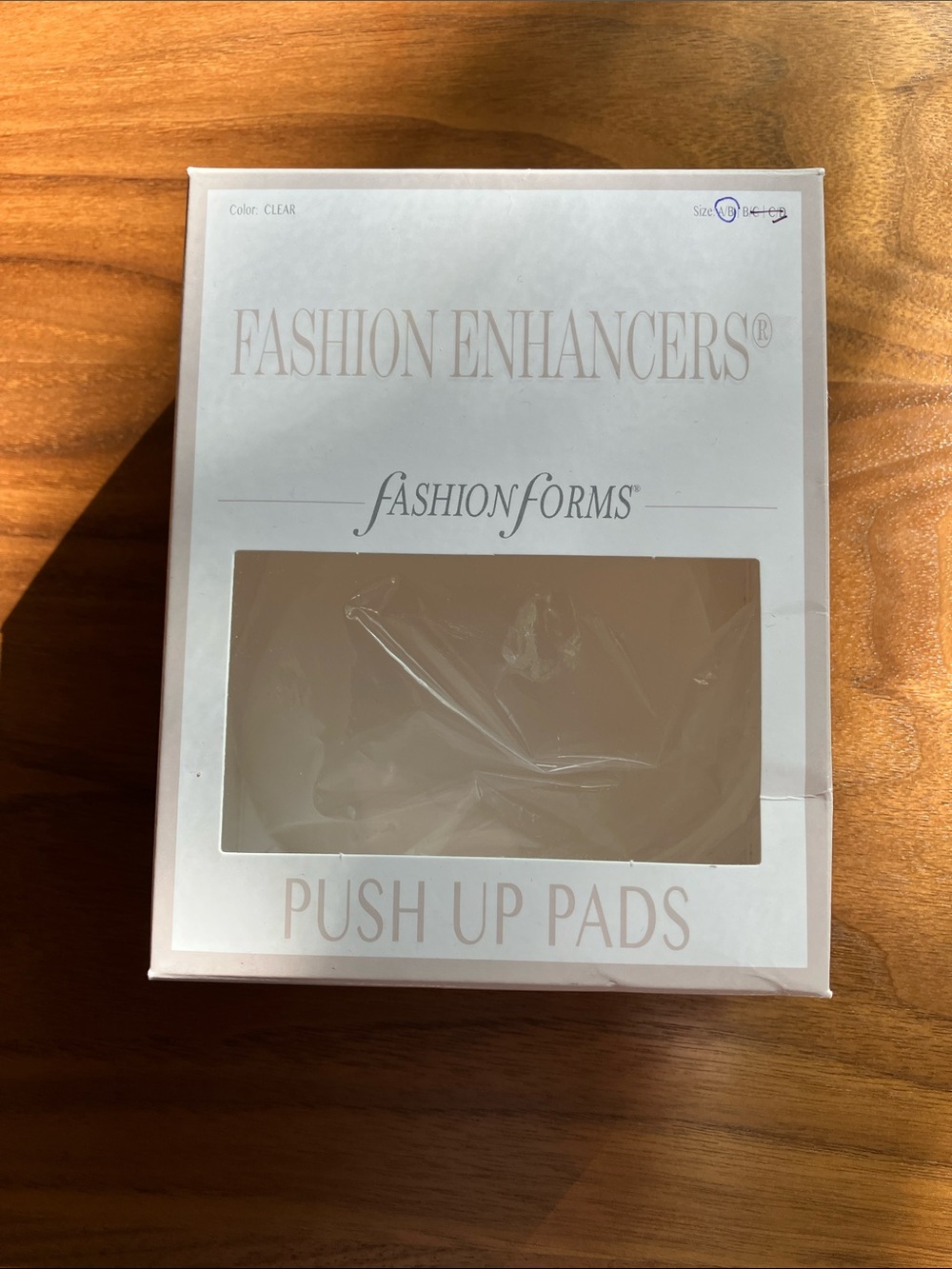 BRAND NEW/NEVER USED Fashion Forms Clear Push Up Pads - Transparent Inserts
